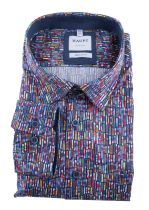 Chemise Manches Longues Bleu Marine Haupt du 2XL au 8XL