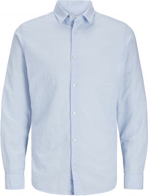 Chemise Manches Longues Bleu Marine Jack&Jones du 3XL au 8XL