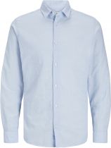 Chemise Manches Longues Bleu Marine Jack&Jones du 3XL au 8XL
