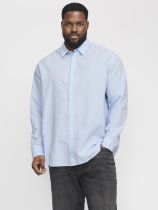 Chemise Manches Longues Bleu Marine Jack&Jones du 3XL au 8XL