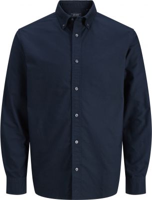 Chemise Manches Longues Bleu Marine Jack&Jones du 3XL au 8XL