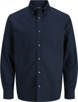 Chemise Manches Longues Bleu Marine Jack&Jones du 3XL au 8XL