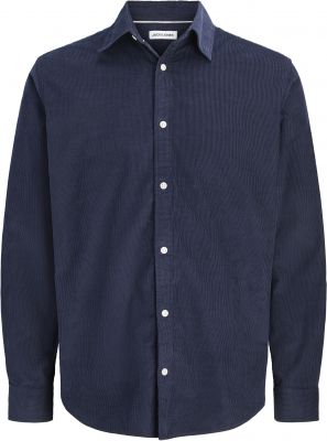 Chemise Manches Longues Bleu Marine Jack&Jones du 3XL au 8XL