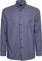 Chemise Manches Longues Bleu Marine Kam du 2XL au 8XL