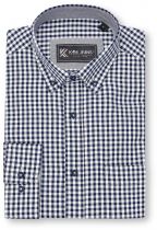 Chemise Manches Longues Bleu Marine Kam du 2XL au 8XL