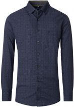 Chemise Manches Longues Bleu Marine Redmond du 2XL au 6XL