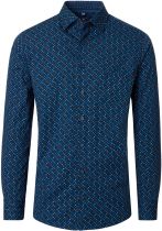Chemise Manches Longues Bleu Marine Redmond du 2XL au 6XL