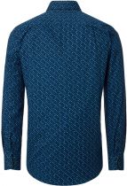 Chemise Manches Longues Bleu Marine Redmond du 2XL au 6XL