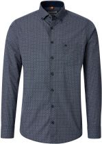 Chemise Manches Longues Bleu Marine Redmond du 2XL au 6XL