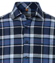 Chemise Manches Longues Bleu Marine Redmond du 3XL au 6XL