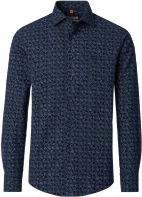 Chemise Manches Longues Bleu Marine Redmond du 3XL au 6XL