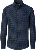 Chemise Manches Longues Bleu Marine Redmond du 3XL au 6XL
