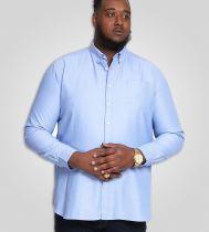 Chemise Manches Longues Bleue Duke Du 2XL au 8XL