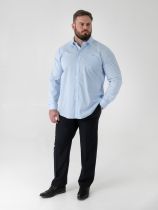 Chemise Manches Longues Bleue Duke du 2XL au 8XL