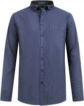 Chemise Manches Longues Bleue Duke Du 3XL au 8XL
