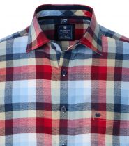 Chemise Manches Longues Bleue Redmond du 2XL au 6XL