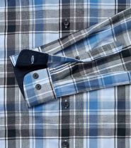 Chemise Manches Longues Bleue Redmond du 2XL au 6XL