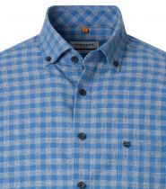 Chemise Manches Longues Bleue Redmond du 2XL au 6XL