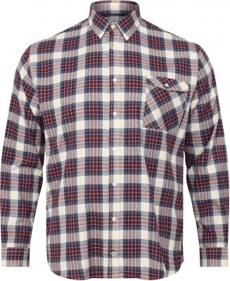 Chemise Manches Longues Bordeaux All Size du 3XL au 8XL