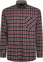 Chemise Manches Longues Bordeaux Kam du 2XL au 8XL