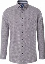 Chemise Manches Longues Bordeaux Redmond du 2XL au 6XL