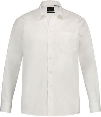 Chemise Manches Longues Col Vario Blanche JP1880 du 4XL au 8XL