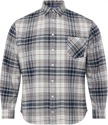 Chemise Manches Longues Grise All Size du 3XL au 8XL