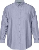 Chemise Manches Longues Grise All Size du 3XL au 8XL