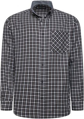 Chemise Manches Longues Grise Kam du 3XL au 8XL