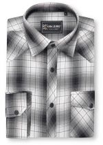 Chemise Manches Longues Grisse Kam du 2XL au 8XL