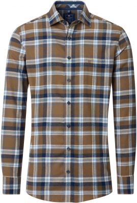 Chemise Manches Longues Marron Redmond du 2XL au 6XL