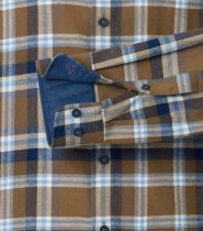 Chemise Manches Longues Marron Redmond du 2XL au 6XL