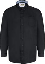 Chemise Manches Longues Noire Duke Du 2XL au 8XL