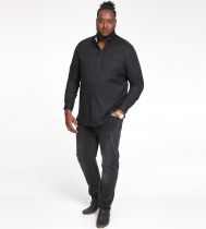 Chemise Manches Longues Noire Duke Du 2XL au 8XL