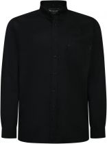 Chemise Manches Longues Noire Kam du 2XL au 8XL