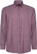 Chemise Manches Longues Rouge Kam du 2XL au 8XL
