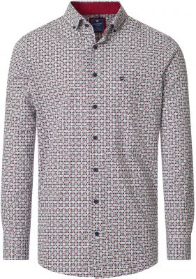 Chemise Manches Longues Rouge Redmond du 2XL au 6XL