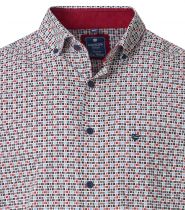 Chemise Manches Longues Rouge Redmond du 2XL au 6XL