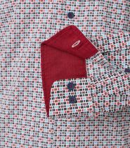 Chemise Manches Longues Rouge Redmond du 2XL au 6XL