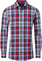 Chemise Manches Longues Rouge Redmond du 2XL au 6XL