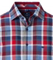 Chemise Manches Longues Rouge Redmond du 2XL au 6XL