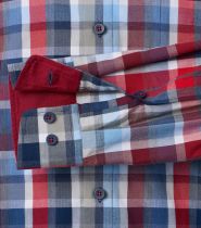 Chemise Manches Longues Rouge Redmond du 2XL au 6XL
