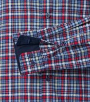 Chemise Manches Longues Rouge Redmond du 2XL au 6XL