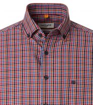 Chemise Manches Longues Rouge Redmond du 3XL au 6XL