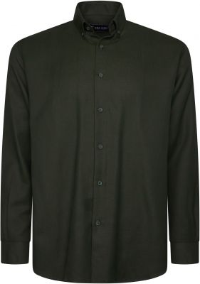 Chemise Manches Longues Vert Kam du 2XL au 8XL