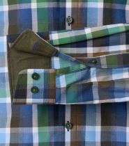 Chemise Manches Longues Verte Redmond du 2XL au 6XL