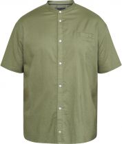 Chemisette Lin Col Mao Kaki All Size du 3XL au 8XL