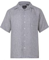 Chemisette Lin Manches Courtes Grise JP1880 du 3XL au 7XL