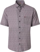 Chemisette Lin Manches Courtes Rouge Redmond du 2XL au 6XL