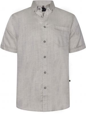 Chemisette Manches Courtes Beige Kam du 2XL au 8XL